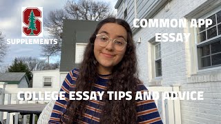 COLLEGE ESSAY ADVICE common app essay  stanford supplements [upl. by Peters197]