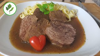 Schmorbraten vom Rind nach Omas Rezept Sonntagsbraten [upl. by Chubb391]