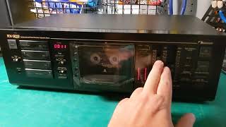 Nakamichi RX202 SN 34171 Serviced [upl. by Leumhs]