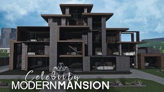 Bloxburg Mansion Celebrity Luxury House  NO Large Plot  Housebuild [upl. by Annamaria807]