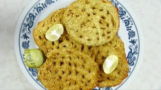 Sarasiya Khaja Video Recipe  Porbandar Khajali  Fried Flaky Biscuits [upl. by Lilias]