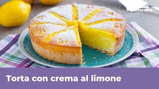 TORTA CON CREMA AL LIMONE  Ricetta perfetta da provare subito [upl. by Ymac]