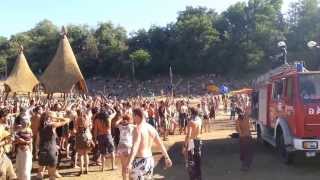 OZORA 2013 firefighters on the dancefloor HD [upl. by Nerhtak]