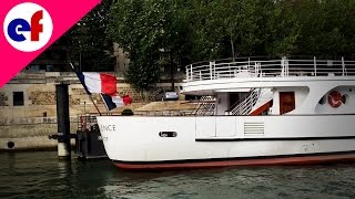 River Seine Cruise in Paris with Bateaux Mouches HD  Explore France [upl. by Arabella681]