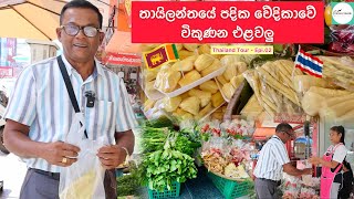 තායිලන්තයේ පදික වේදිකාවේ විකුණන එළවලු  Thai Street Vegetables  Ceylon Agri Epi420 [upl. by Gosselin]