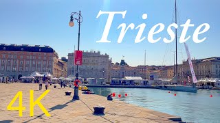 Trieste Italy 🇮🇹☀️October 2023 4K 60fps Walking Tour  with Captions [upl. by Papotto]