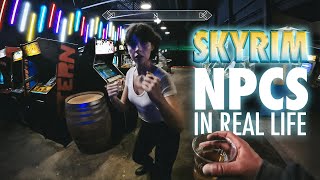 Skyrim NPCs takeover Cidercade [upl. by Jary]