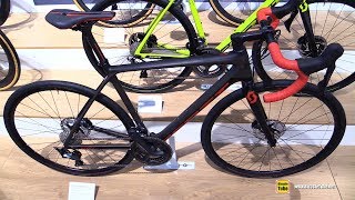 2019 Scott Addict RC 20 Disc Road Bike  Walkaround  2018 Eurobike [upl. by Koeninger205]