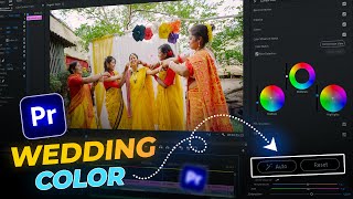 Wedding Color Grading Tutorial in Premiere Pro 2023 [upl. by Ennayram]