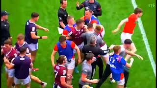 AS IT HAPPENED  GALWAY V ARMAGH BRAWL  2022 ALL IRELAND FOOTBALL QUARTERFINAL [upl. by Farris]