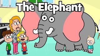 ♪♪ Funny animal song  The Elephant  family holiday song  Hooray kids songs amp nursery rhymes [upl. by Seta252]