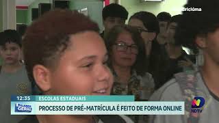 Educação em SC último dia para prématrícula na Rede Estadual [upl. by Lizned]