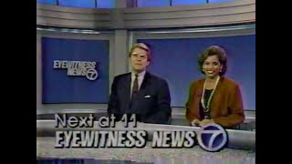 Eyewitness News 7 WABCTV New York November 25 1989 [upl. by Sidonia]