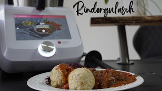 Rindergulasch aus dem Monsieur Cuisine Smart  Connect  LIDL 2022 neues Modell [upl. by Arlen]