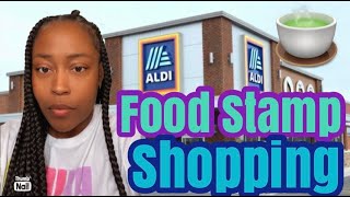 SHOP WITH TERESA AT ALDI SPENDING MY FOOD STAMPS 🤑 [upl. by Patricia]