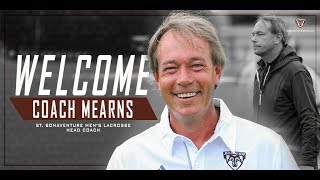 MLAX  Randy Mearns Named First St Bonaventure Mens Lacrosse Head Coach [upl. by Eibor]