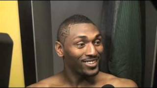 Ron Artest on ejection in Game 2 of RocketsLakers series [upl. by Feinberg]