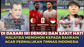 MEDIA MALAYSIA SAMPAI TARUHAN  Malaysia Minta Bahrain Kalahkan Timnas Indonesia Dengan Cara ini [upl. by Scales]