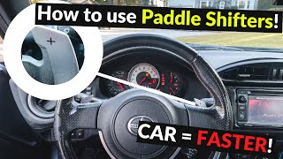 How To Use Paddle Shifters  MAKE YOUR CAR FASTER [upl. by Lehpar]