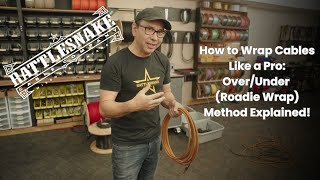 How to Wrap Cables Like a Pro OverUnder Roadie Wrap Method Explained [upl. by Son]