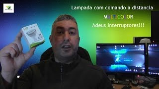 Lâmpada com comando a distancia remote control light pt [upl. by Zarihs210]