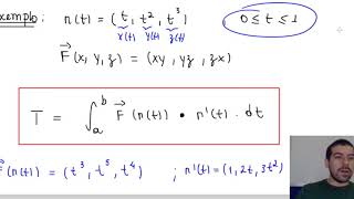 Integral de Linha em Campo Vetorial  Exercício 2 [upl. by Velleman932]