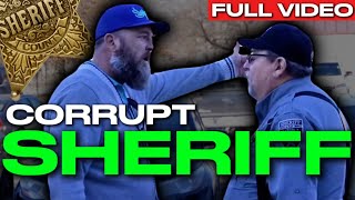 CORRUPT SHERIFF CAUGHT ON TAPE YELLING AT VICTIM LETTING PERP GO [upl. by Anjali647]