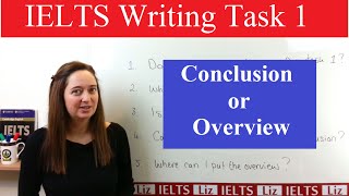 IELTS Writing Task 1 Conclusion or Overview [upl. by Rudelson]