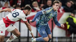 Slavia Praha vs AJAX 11 Highlights amp ALL Goals Evropská liga 2024 [upl. by Ji]