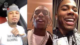 Gervonta Davis amp Celebs React To The Mike Tyson Jake Paul Fight 🥊 [upl. by Ereynihc379]