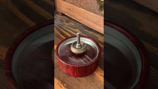 Mokume precision spinning top [upl. by Yelsnia]