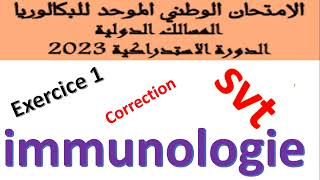 immunologie  correction exercice rat 2023 svt [upl. by Ara]