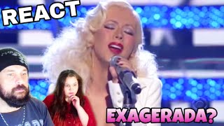 VOCAL COACHES REACT CHRISTINA AGUILERA  ITS A MANS MANS MANS WORLD [upl. by Ijar]