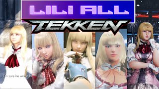 Lili comparison all TEKKEN [upl. by Stanwood]