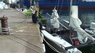 Atlantic Adventure Episode 2 in V8 catamaran [upl. by Akinor]