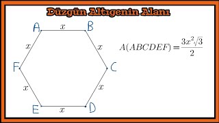 DÜZGÜN ALTIGENİN ALANI İSPATI [upl. by Victor]