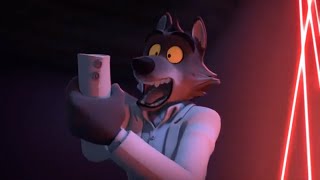 Mr Wolf screams and disappears meme [upl. by Blakelee]