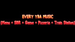 YBA Every Your Bizarre Adventure MusicOSTSoundtrack SBR and Main game [upl. by Netsrejk794]