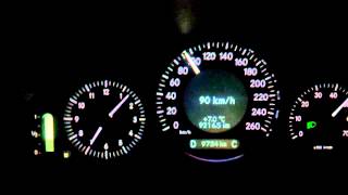 Mercedes E280 W211 kickdown acceleration [upl. by Anallij]