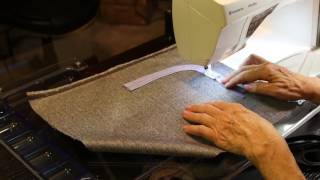 Sewing Tutorial  The Curved Welt Pocket [upl. by Nerhtak67]