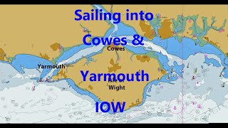 Sailing into Cowes and Yarmouth IOW [upl. by Kat]