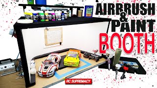 DIY Airbrush amp Spray paint booth BUILD OUT [upl. by Jacynth]