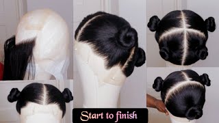 Diy Full Lace Wig From Start To Finish Beginners Friendly Detailed [upl. by Eicyaj313]