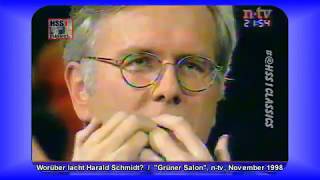 Harald Schmidt im quotGrünen Salonquot Fragment Nov 1998 [upl. by Soma]