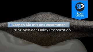 Teilkronen Onlay Präparation  Kurz erklärt [upl. by Gregorio]