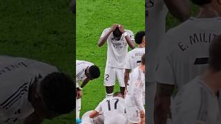 RÜDIGER REACCIÓN A LA LESIÓN DE CARVAJAL EN ESTADIO BERNABÉU football shorts realmadrid [upl. by Rind]