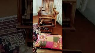 rockingchair macedonia footrest woodenfurniture [upl. by Nilesoy]