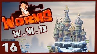 Worms WMD  16  Hidden Worm 4 Player Gameplay [upl. by Hadden861]