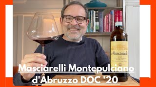 Masciarelli Montepulciano dAbruzzo DOC 20 93 Points Abruzzo [upl. by Asikal]