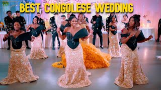 BEST CONGOLESE WEDDING FLASHMOB  REACTION [upl. by Acisseg]